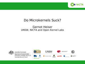 Do Microkernels Suck?