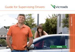 Guide for Supervising Drivers