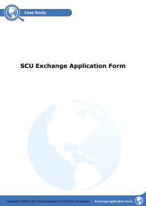 SCU Exchange Application Form