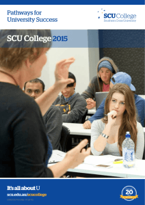 Domestic students - SCU College