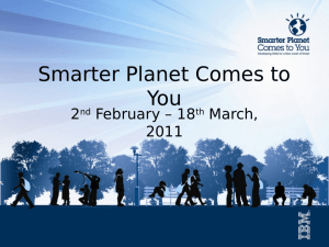 Smarter Planet Comes to You
