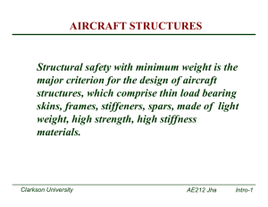 aircraft structures - Clarkson University