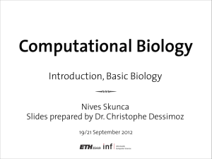 Introduction, Basic Biology