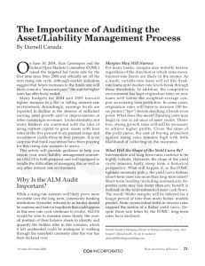The Importance of Auditing the Asset/Liability Management Process