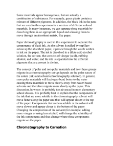 Chromatography to Carnation