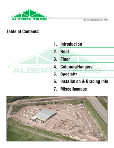 Table of Contents: 1. Introduction 2. Roof 3. Floor 4