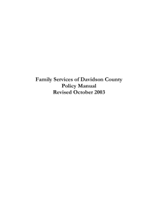 Board Information - Family Services of Davidson County