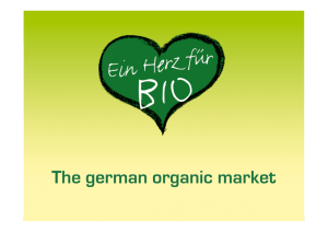 The german organic market