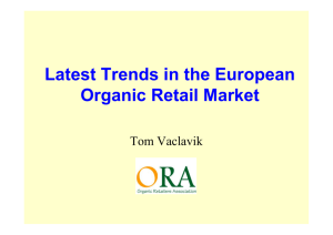 Latest Trends in the European Organic Retail Market
