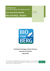 Bio vom Berg - Austria