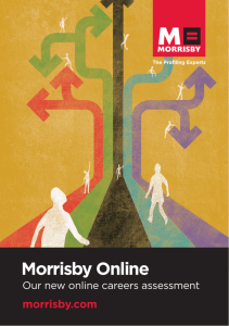 Morrisby Leaflet - Farlington School
