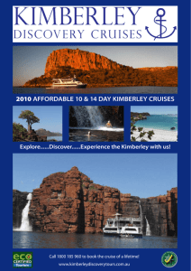 2010 affordable 10 & 14 day kimberley cruises