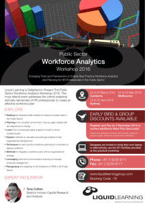 Workforce Analytics - Liquid Learning Group