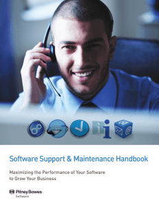 Software Support & Maintenance Handbook