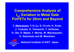 Comprehensive Analysis of I Variation in Metal Gate FinFETs for