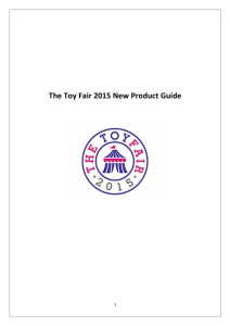 The Toy Fair 2015 New Product Guide