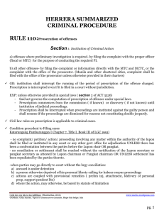 herrera summarized criminal procedure