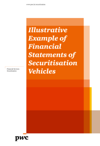 Illustrative Example of Financial Statements of Securitisation