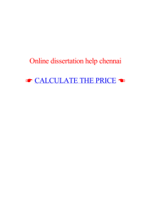 Online dissertation help chennai - Cyber essays