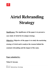 Airtel Rebranding Strategy