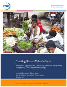 - Shared Value Initiative