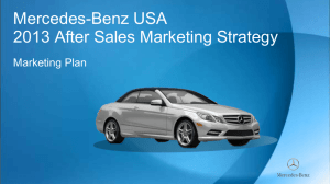 Mercedes-Benz USA 2013 After Sales Marketing