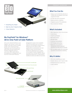 Elo PayPoint® for Windows® All-in-One Point-of