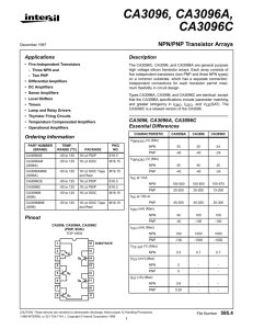 CA3096, CA3096A, CA3096C