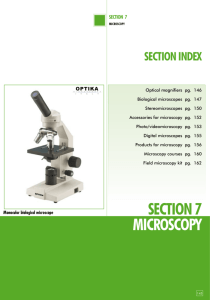MICROSCOPY SECTION 7