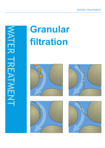 Granular filtration - OCW