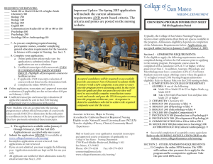 Fall 2015 - College of San Mateo