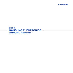 2014 SAMSUNG ELECTRONICS ANNUAL REPORT