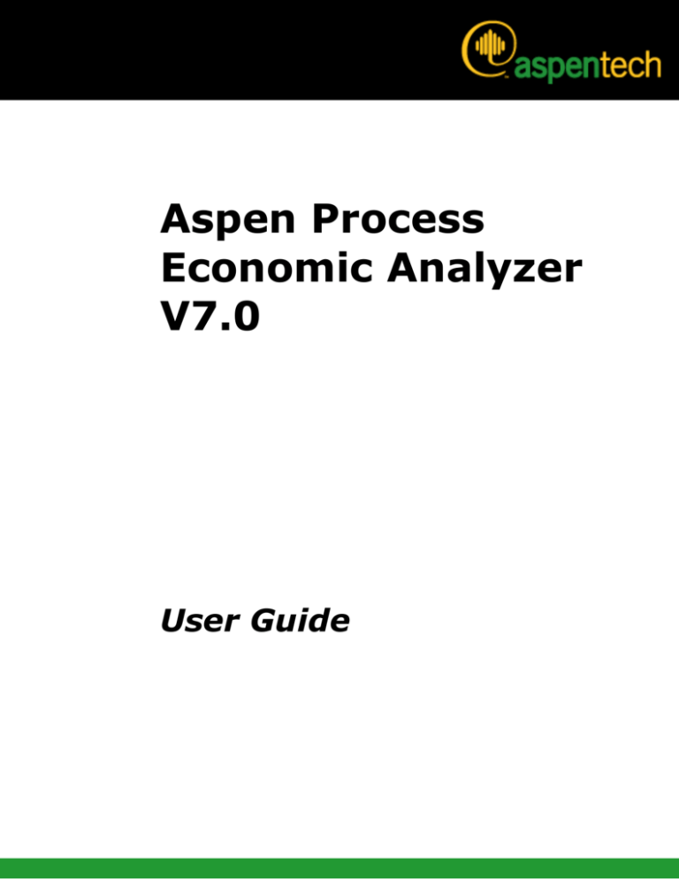 Aspen IPE User Guide