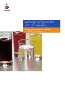 Winning strategies in the soft drinks industry