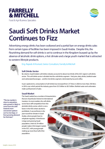 Saudi Soft Drinks Market Continues to Fizz