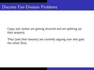 Discrete Fair-Division Problems
