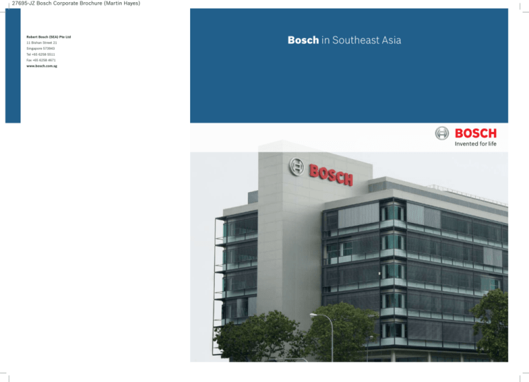Bosch In Southeast Asia