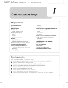 1 Cardiovascular drugs