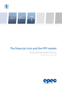 The financial crisis and the PPP market