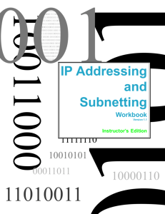 IP Addressing & Subnetting Handbook