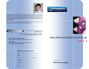 Oral Implantology Study Club