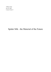 Spider Silk Paper