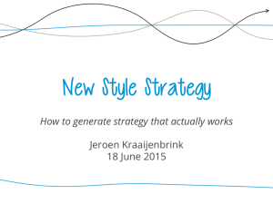 New Style Strategy - VentureLab International
