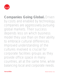 Companies Going Global - Continental Office Furniture