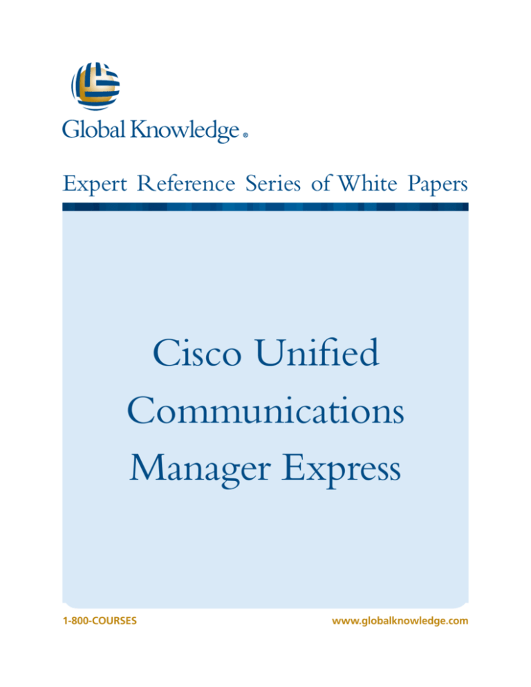 Cisco Unified Communications Manager Express