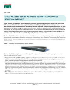 Cisco Adaptive Security Appliance