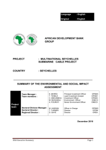 Seychelles - African Development Bank