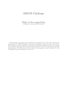 ARGOS Challenge