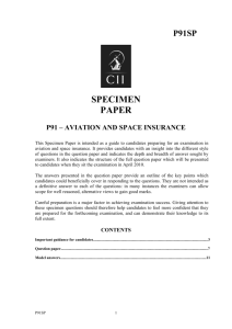 specimen paper - The Chartered Insurance Institute