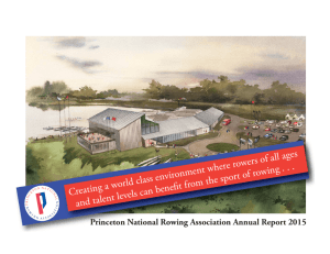 2015 pnra annual report - Princeton National Rowing Association